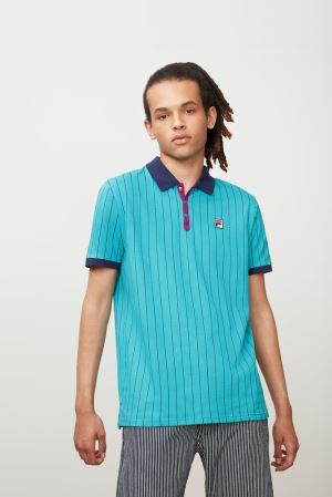 FILA Bb1 Polos Blue,Mens Clothing | CA.MXRZGL246